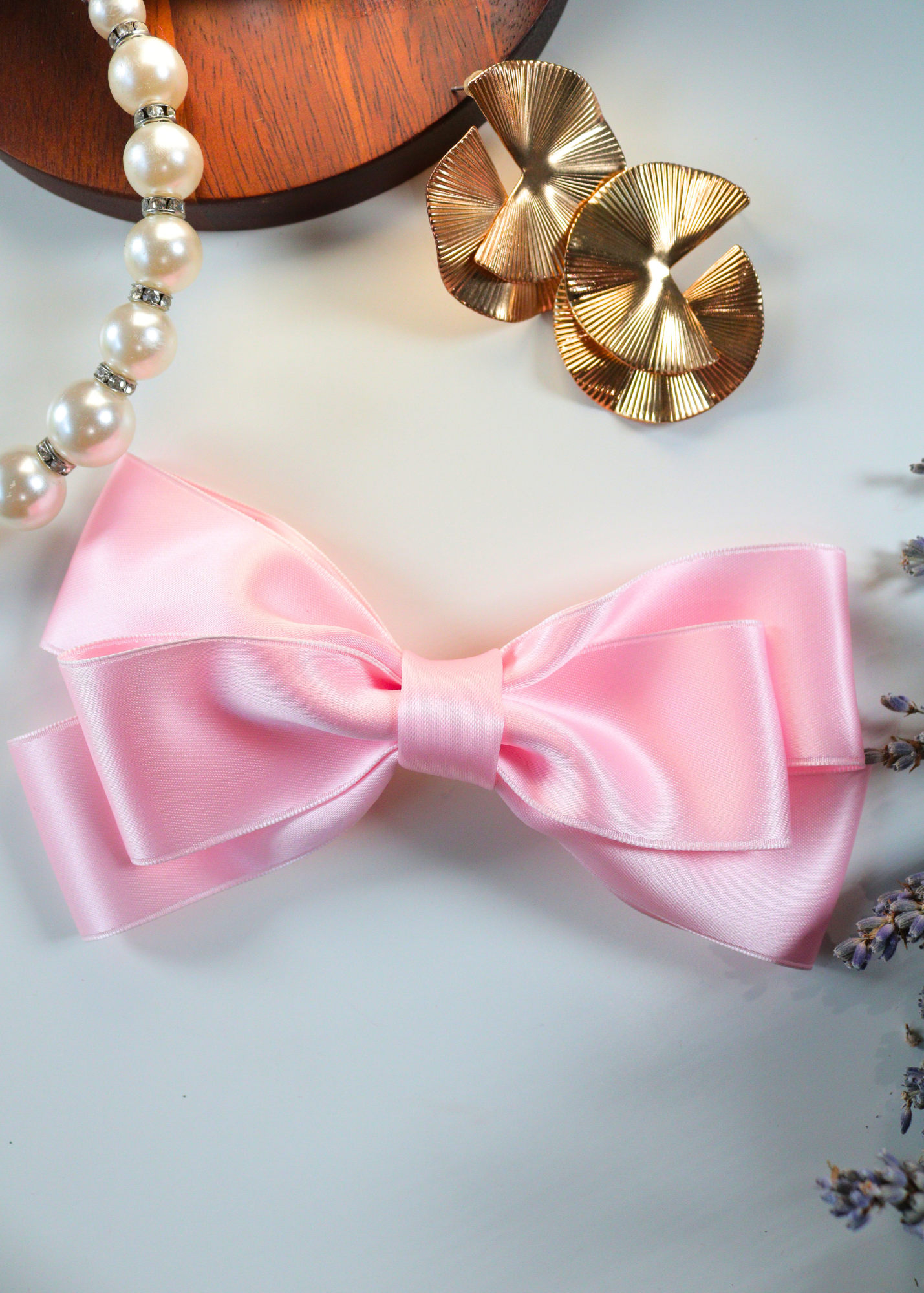 SATIN SAILOR HAIR BOW