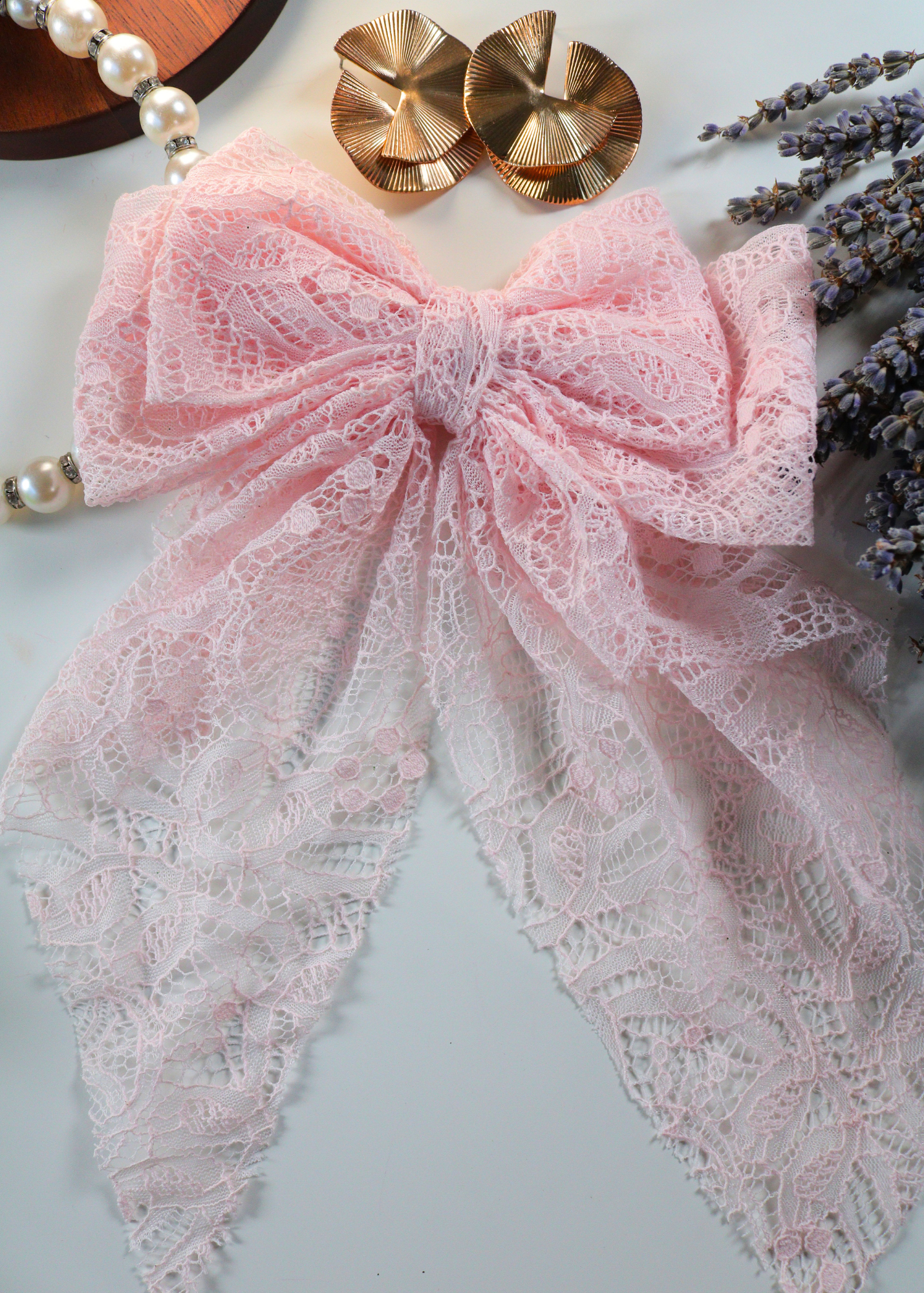 HAIR BOW LACE