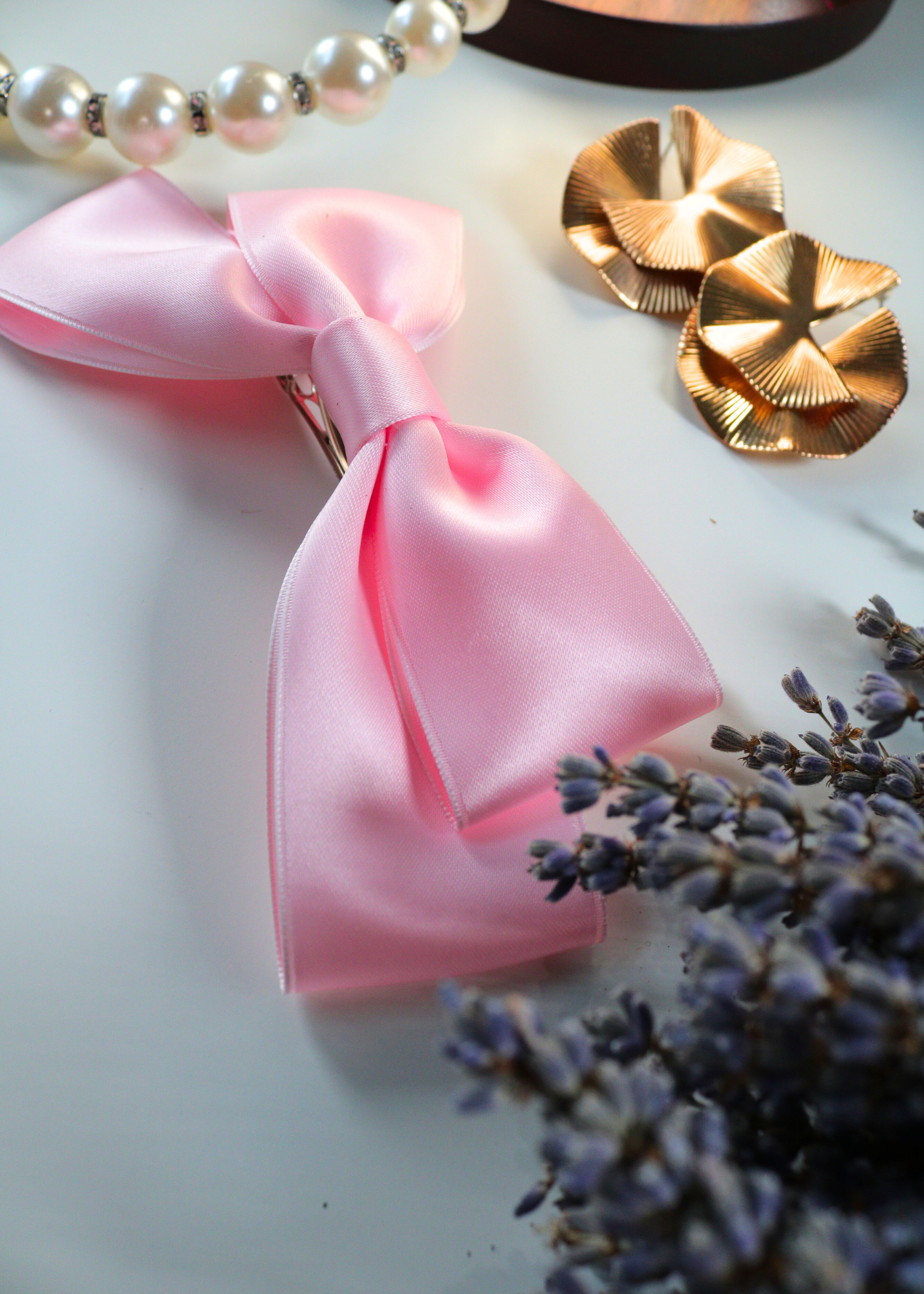 SATIN SAILOR HAIR BOW