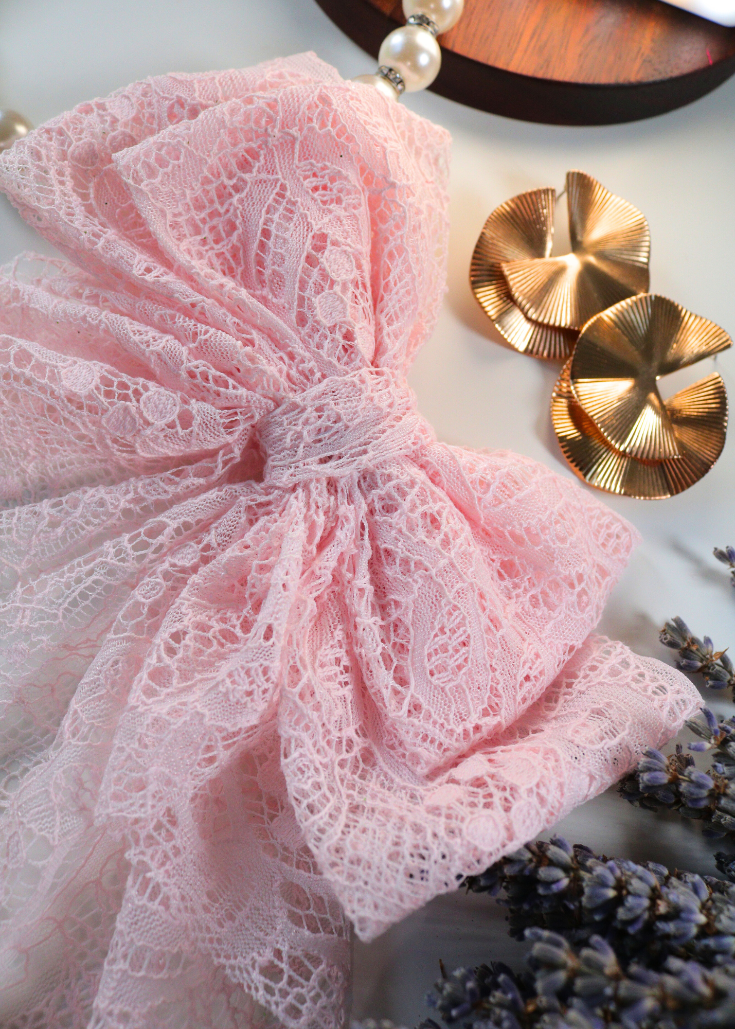 HAIR BOW LACE