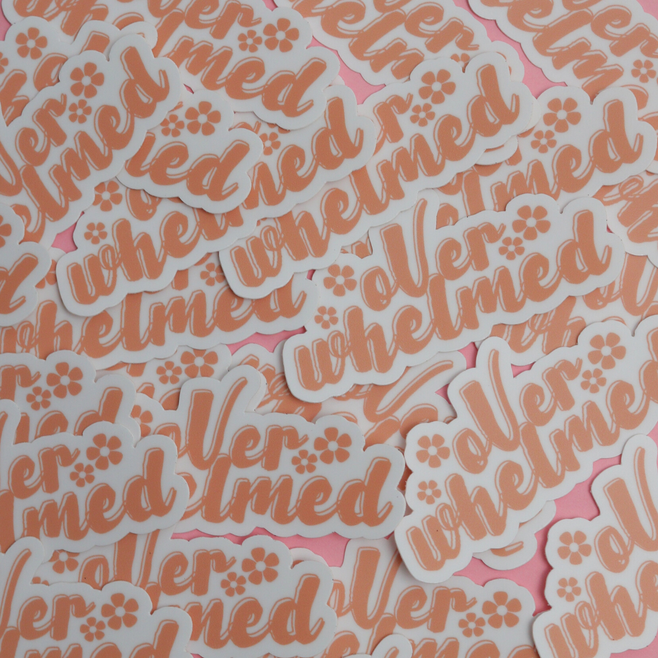 Overwhelmed Sticker