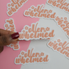 Overwhelmed Sticker