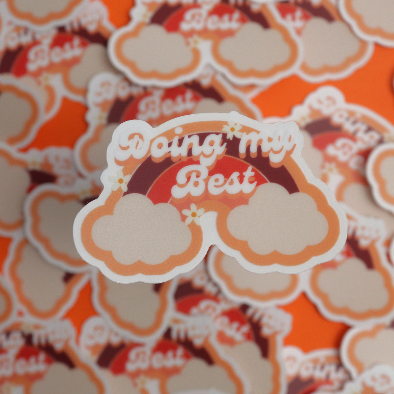 Doing my best Sticker