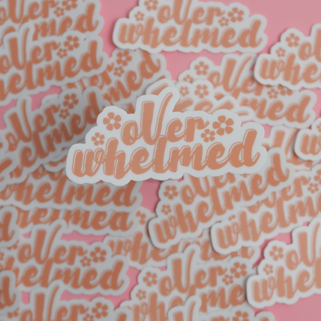 Overwhelmed Sticker